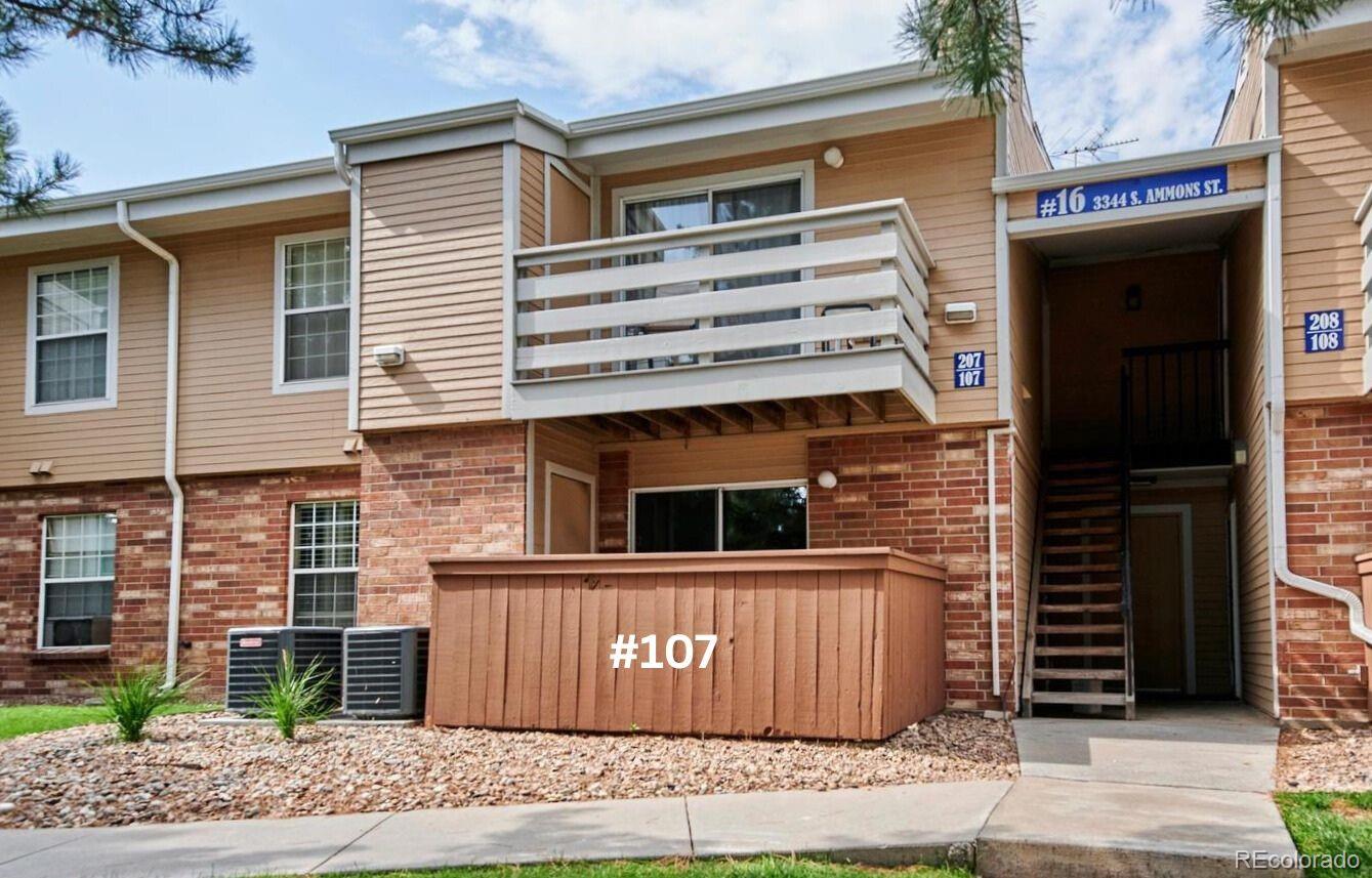 3344 S Ammons Street Unit 107, Lakewood CO 80227