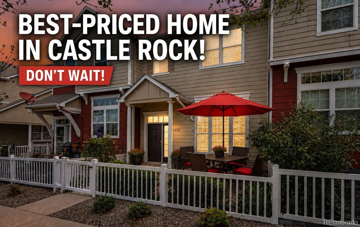 1459 Thunder Butte Road, Castle Rock CO 80109