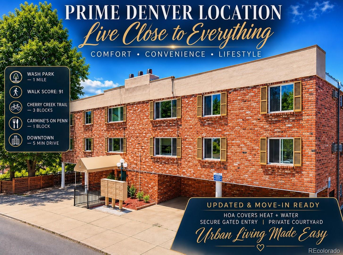 155 S Pennsylvania Street Unit 202, Denver CO 80209
