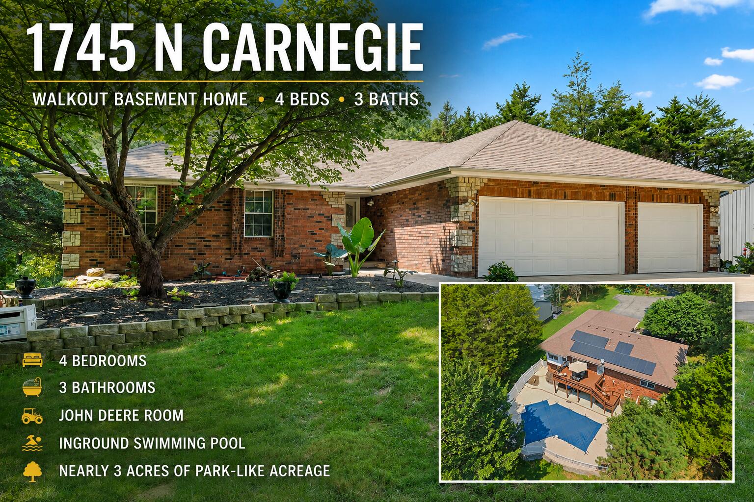 1745 N Carnegie Road, Nixa MO 65714